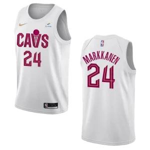 2022-23 Association Edition Cleveland Cavaliers Lauri Markkanen White Swingman Jersey - Alzaintravels