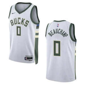 2022-23 Association Edition Milwaukee Bucks MarJon Beauchamp White Swingman Jersey - Alzaintravels
