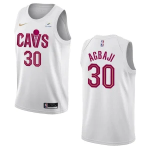 2022-23 Association Edition Cleveland Cavaliers Ochai Agbaji White Swingman Jersey - Alzaintravels