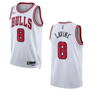 2022-23 Association Edition Chicago Bulls Zach LaVine White Swingman Jersey - Alzaintravels