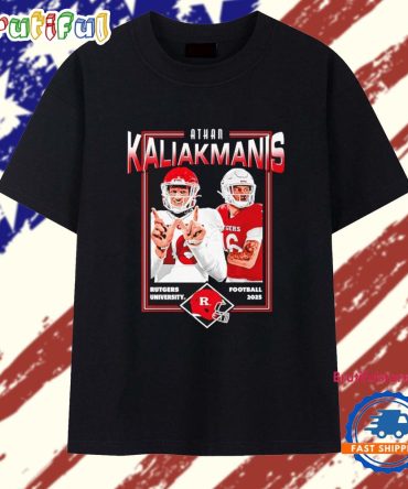 Athan Kaliakmanis Rutgers Scarlet Knights Unleashed T Shirt