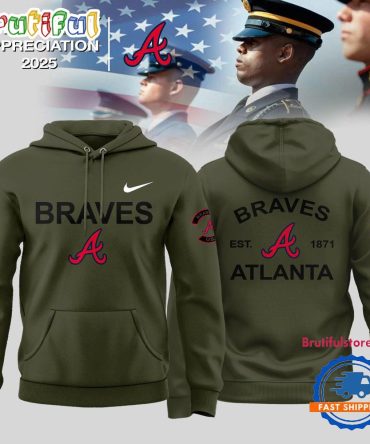 Atlanta Braves 2025 Military Appreciation Limited Edition Hoodie