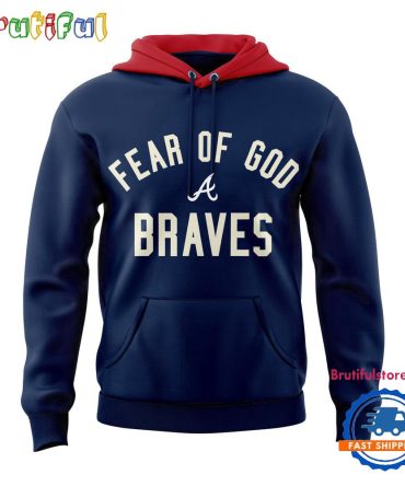 Atlanta Braves  Essentials Fear Of God Atlanta Capsule 2025 Mlb All-Star Week Hoodie