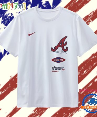 Atlanta Braves Nike 2025 Mlb Speedway T Shirt