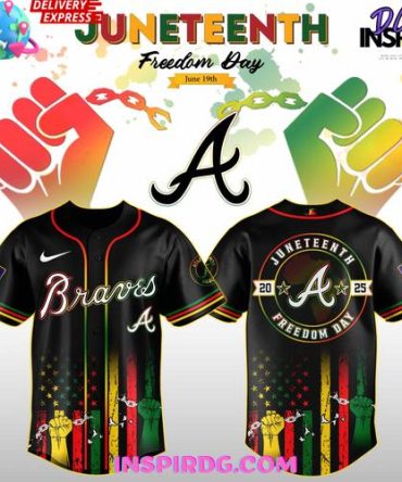 Juneteenth Freedom Day Braves Jersey  Vibrant 2025 Edition Fast Delivery