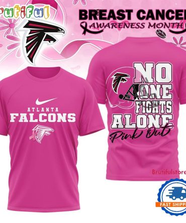 Atlanta Falcons 2025 Nfl Breast Cancer October Limited Edition 3D Shirt