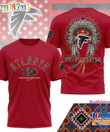 Atlanta Falcons Native American Heritage Month 3D Shirt