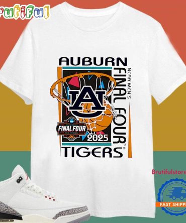 Auburn Basketball 2025 Men’S Final Four Retro T-Shirts