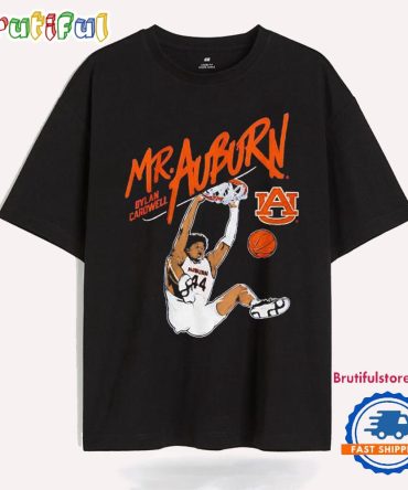 Auburn Basketball Dylan Cardwell Mr. Auburn T Shirt