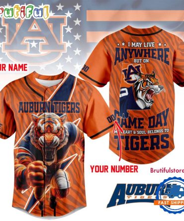 Auburn Tigers 2025 Ncaa Game Day Jersey Shirt