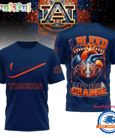 Auburn Tigers 2025 Ncaa I Bleed Unisex 3D Shirt