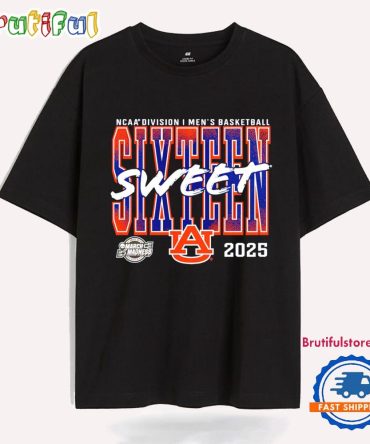 Auburn Tigers 2025 Ncaa Men’S Basketball Tournament March Madness Sweet 16 T Shirt
