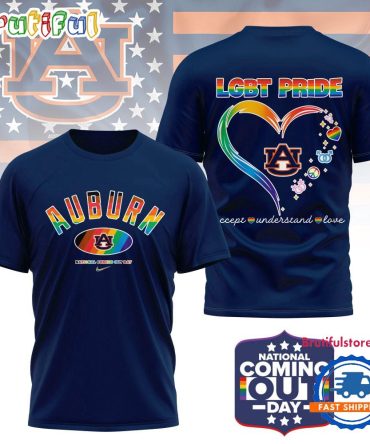 Auburn Tigers 2025 Ncaa National Coming Out Day Lgbt Pride Unisex 3D Shirt