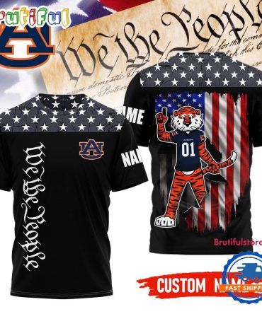 Auburn Tigers 2025 Ncaa We The People Limited Edition 3D Shirt