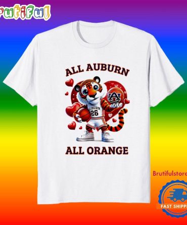 Auburn Tigers Basketball All Auburn All Orange T Shirt