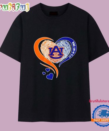 Auburn Tigers Basketball It’S In My Dna Heart T Shirt