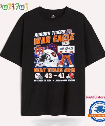 Auburn Tigers Football War Eagle Beat Texas Am T Shirt