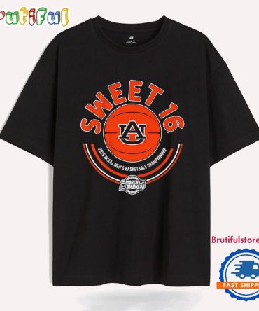Auburn Tigers Men’S Basketball 2025 Sweet Sixteen T Shirt