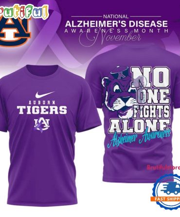 Auburn Tigers Ncaa Alzheimer Awareness November Unisex 3D Shirt
