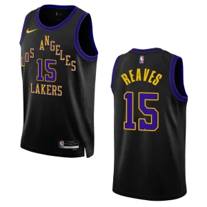 Austin Reaves City Edition Los Angeles Lakers 2023-24 Black Swingman Jersey - Alzaintravels