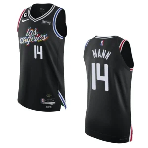 Los Angeles Clippers City Edition Terance Mann 2022-23 Authentic Black Jersey - Alzaintravels