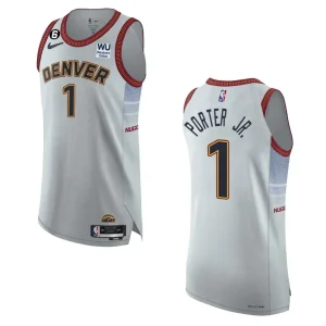 Denver Nuggets City Edition Michael Porter Jr. 2022-23 Authentic Sliver Jersey - Alzaintravels