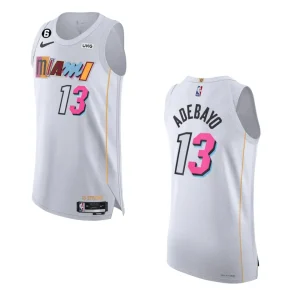 Miami Heat City Edition Bam Adebayo 2022-23 White Jersey - Alzaintravels