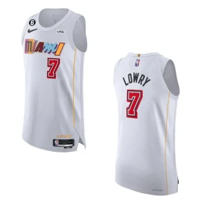 Miami Heat City Edition Kyle Lowry 2022-23 White Jersey - Alzaintravels