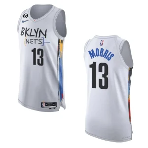 Brooklyn Nets City Edition Markieff Morris 2022-23 Authentic White Jersey - Alzaintravels