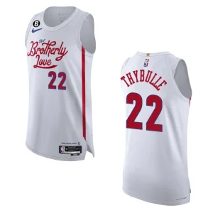 Philadelphia 76ers City Edition Matisse Thybulle 2022-23 White Jersey - Alzaintravels