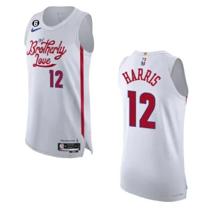 Philadelphia 76ers City Edition Tobias Harris 2022-23 White Jersey - Alzaintravels