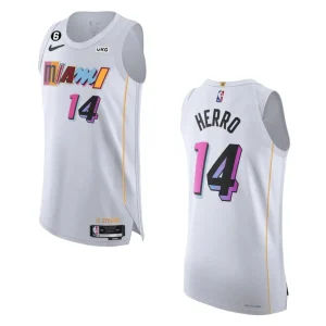Miami Heat City Edition Tyler Herro 2022-23 White Jersey - Alzaintravels