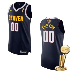 Denver Nuggets 2023 NBA Finals Champions Custom Authentic Navy Jersey - Alzaintravels