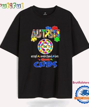 Autism Accept Understand Love Cubs T Shirt