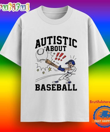 Autistic About Baseball Illustration Shirt