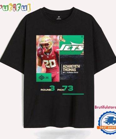 Azareye’H Thomas New York Jets 2025 Nfl Draft Poster T Shirt