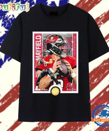 Baker Mayfield Tampa Bay Buccaneers Highland Mint Limited Edition Artist Proof Bronze Coin T Shirt