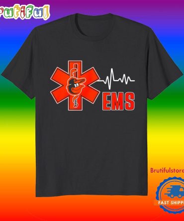 Baltimore Orioles National Ems Week T Shirt
