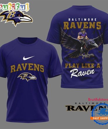 Baltimore Ravens 2025 Nfl Nation Gear All Over Print Shirt