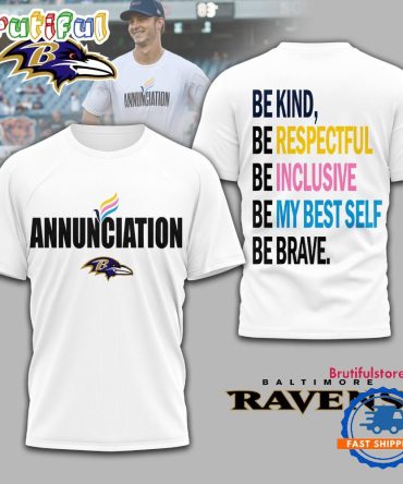 Baltimore Ravens Nfl Annunciation 2025 Unisex 3D Shirt
