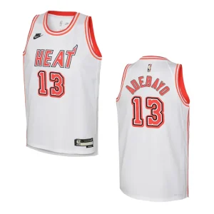 2022-23 Miami Heat Youth Classic Edition Bam Adebayo White Jersey - Alzaintravels