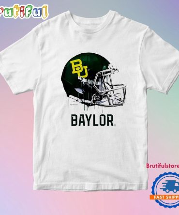 Baylor Bears Dripping Football Helmet T Shirt