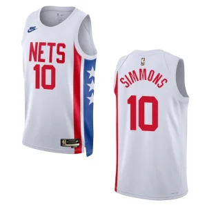 Brooklyn Nets Ben Simmons White Swingman 2022-23 Classic Edition Jersey - Alzaintravels