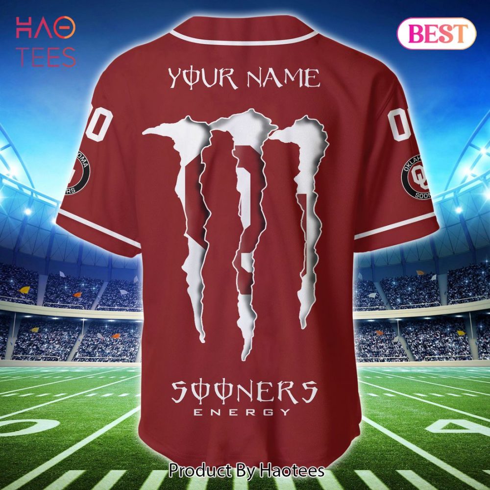 Custom Name & Number Sooners Baseball Jersey - Personalized Sportswear Gift - Image 2