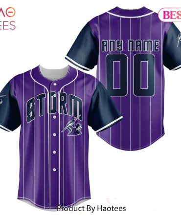 Customizable Purple Baseball Jersey – Personalized Team Or Name, Perfect Gift!