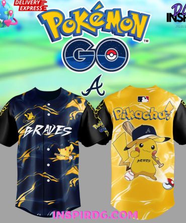 Atlanta Braves Pokémon Go Special Baseball Jersey