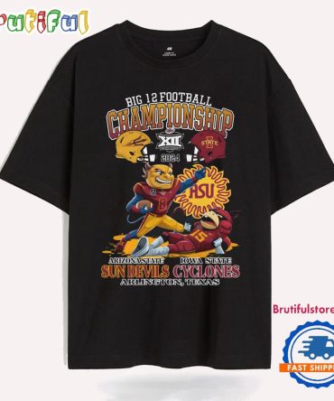 Big 12 Football Championship Arizona State Sun Devils Vs Iowa State Cyclones T Shirt
