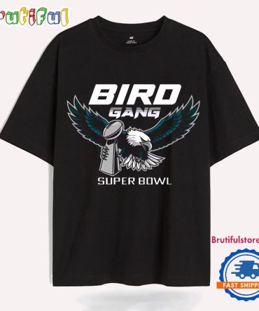 Bird Gang Super Bowl Trophy Eagles Champion T Shirt