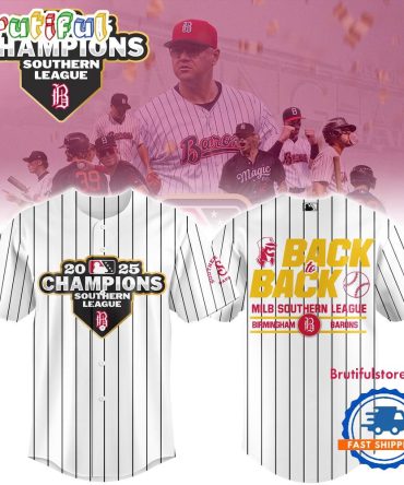 Birmingham Barons 2025 Southern League Champions Limited Baseball Jersey