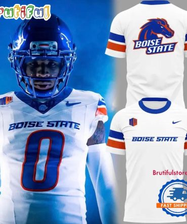Boise State Broncos Football White Out 2025 3D Shirt